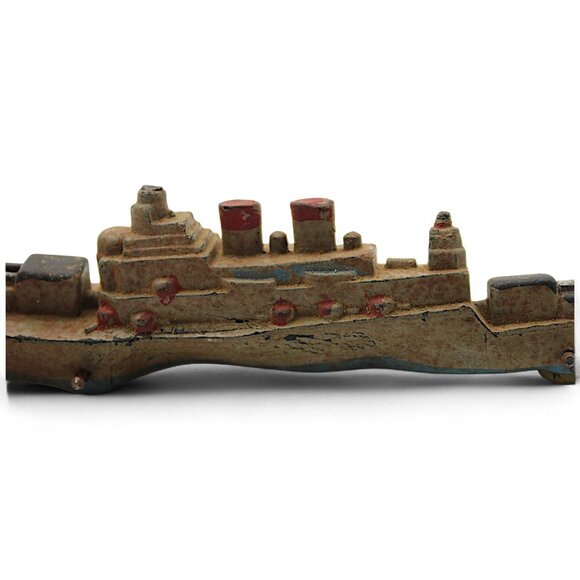 1960s Elastolin Kriegsmarine Battle Cruiser Toy - West Germany - Picture 8 of 8